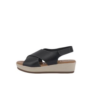 Oh My Sandals 3871 Black Leather