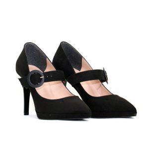 Ellen Shoes 16736 Black Καστόρι