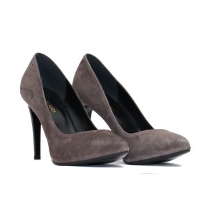 MIlle Luci 15340 Grey Suede Pumps