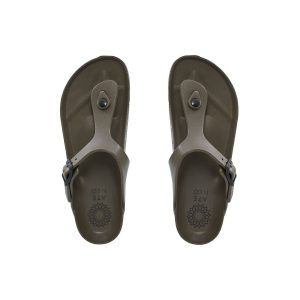 Γυναικεία Σανδάλια Ateneo Sea Sandals-02 Δίχαλα Λαδί Αδιάβροχα