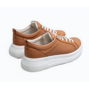 Safe Step 23802 Γυναικεία Ανατομικά Sneakers Ταμπά Δέρμα