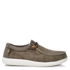 Walk In Pitas WP150-Wallaby Washed Taupe Ανδρικά Μοκασίνια Ανατομικά