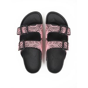 Fantasy Sandals Γυναικεία Ανατομικά Σανδάλια B200 Riviera Black Pink