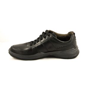 Ανδρικά Sneakers Pegada 110501-03 από δέρμα σε μαύρο χρώμα