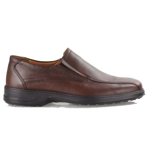 Boxer Δερμάτινα Ανδρικά Loafers 13788-15-014 σε Καφέ χρώμα