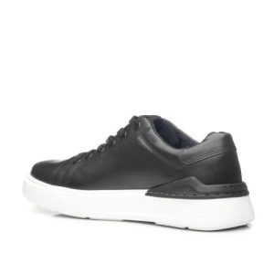 Ανδρικά Sneakers Παπούτσια Pegada 110901-04 από δέρμα σε Μαύρο χρώμα