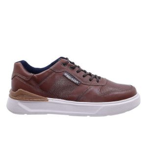 Ανδρικά Sneakers Παπούτσια Pegada 110903-04 από δέρμα σε Καφέ χρώμα