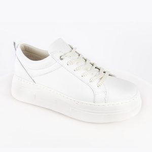 Safe Step 23807 Γυναικεία Ανατομικά Sneakers σε Λευκό Δέρμα
